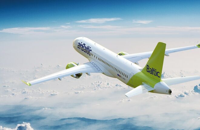 Латвийская airBaltic в 2022 году удвоила перевозки пассажиров