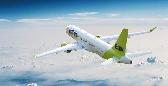 Латвийская airBaltic в 2022 году удвоила перевозки пассажиров