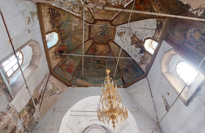 В московском храме нашли живопись XVIII века