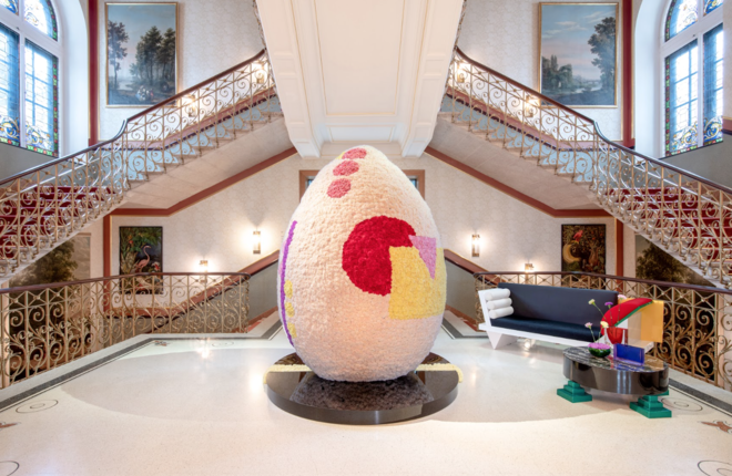 В The Dolder Grand появится огромное пасхальное яйцо