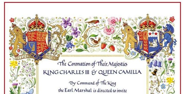 Букингемский дворец опубликовал приглашение на коронацию Карла III
