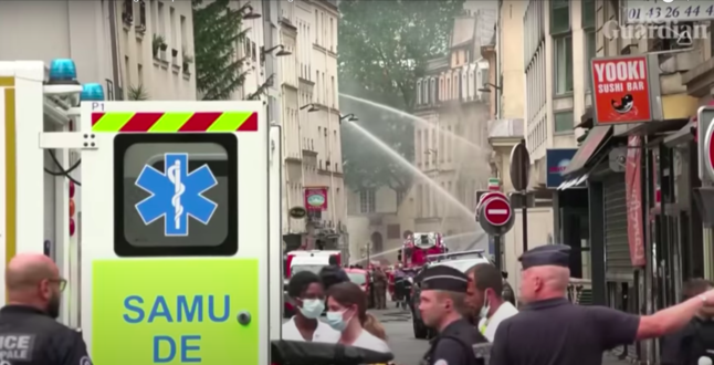 В результате взрыва в Париже пострадали не менее 37 человек