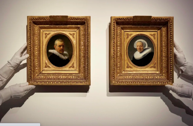 Случайно найденные картины Рембрандта продали на аукционе
