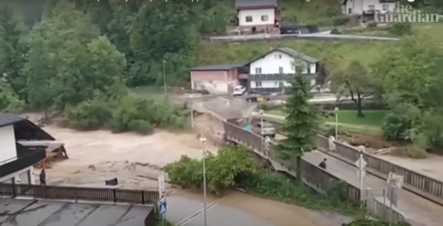 Словения борется с последствиями крупного наводнения