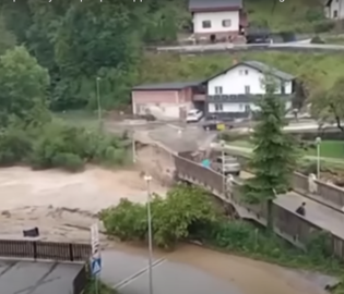 Словения борется с последствиями крупного наводнения