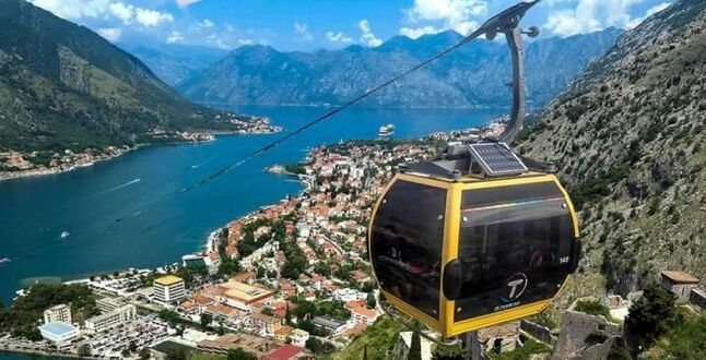 В Черногории открылась новая канатная дорога