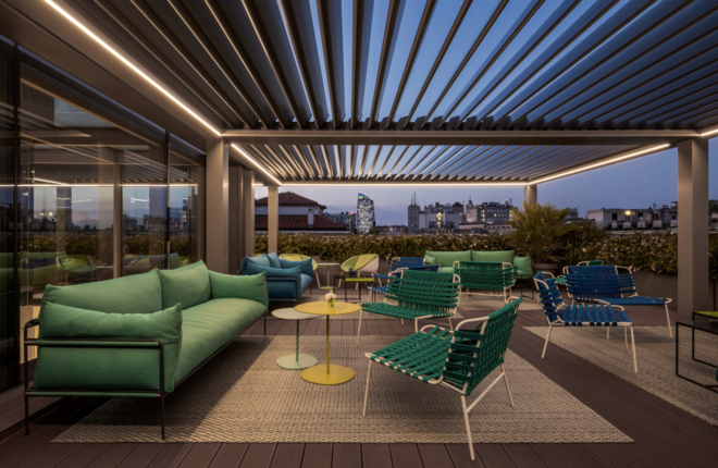 На крыше отеля Casa Baglioni открылся панорамный бар