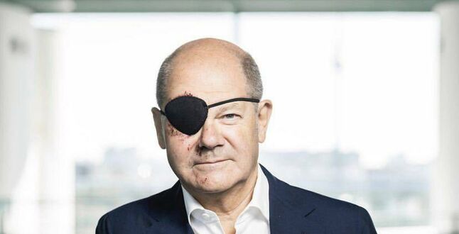 Канцлер Германии Шольц опубликовал фото с повязкой на глазу после инцидента на пробежке