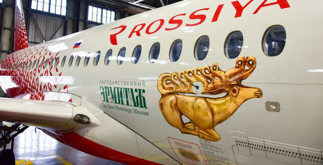 У авиакомпании «Россия» появился самолёт-олень