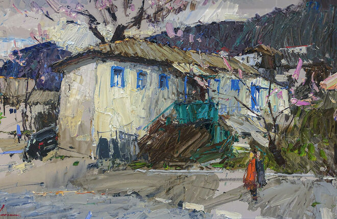 В пятизвездочном отеле Петербурга открылась выставка российского художника-импрессиониста