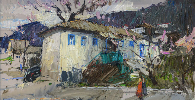 В пятизвездочном отеле Петербурга открылась выставка российского художника-импрессиониста