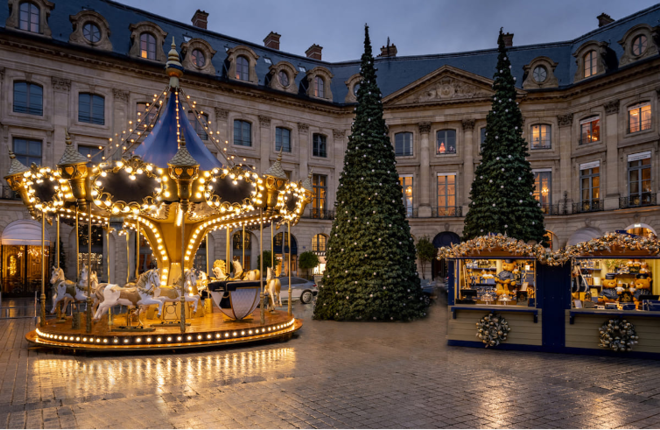 В Париже открылось рождественское шале Ritz