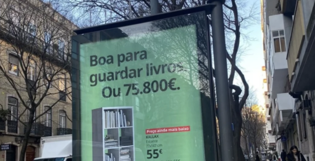 Реклама IKEA высмеяла политический скандал в Португалии