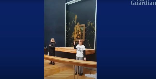 Экоактивисты облили супом «Мону Лизу»