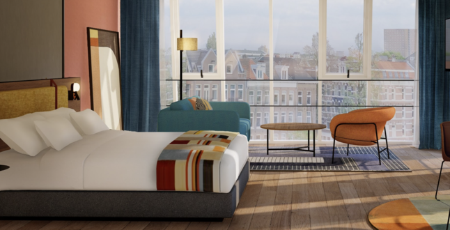 В Музейном квартале Амстердама открывается новый отель