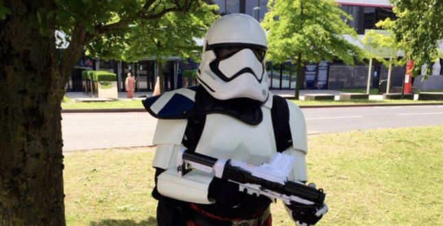 В Шотландии задержали мужчину в костюме штурмовика из «Звездных войн»