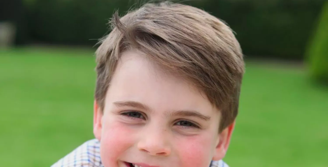 Кенсингтонский дворец опубликовал новое фото принца Луи в честь его шестого дня рождения