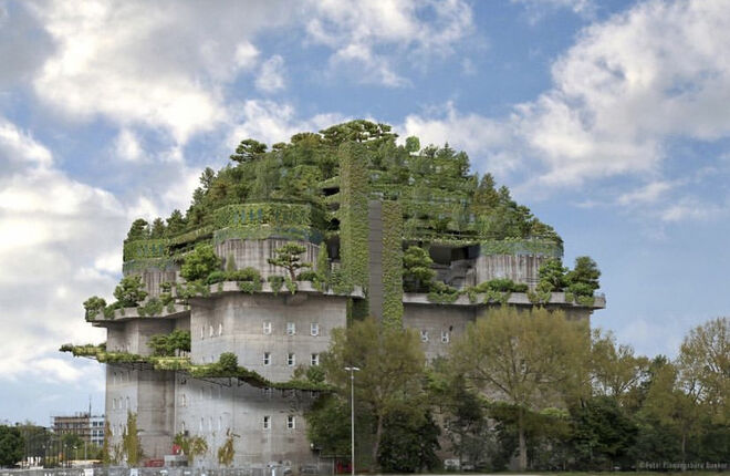 Бункер в Гамбурге превратили в отель Бункер в Гамбурге превратили в отель