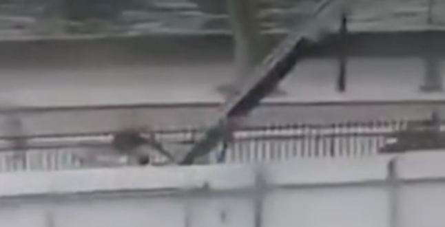 Похитители произведений искусства попали на видео при побеге из Лувра