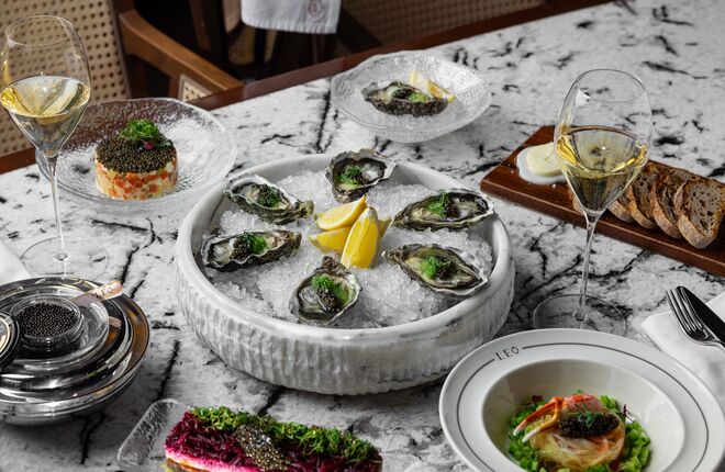 LEO в Хамовниках запустил специальное меню с шампанским