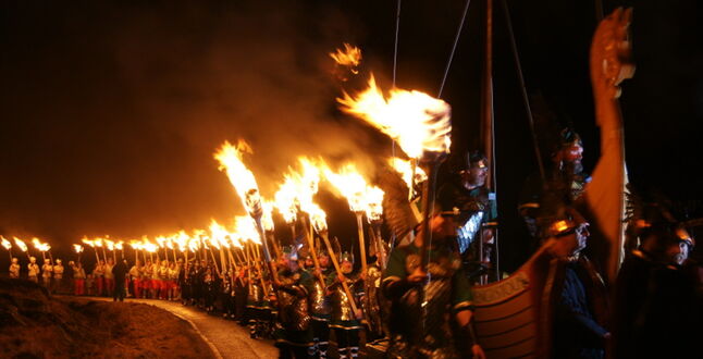 В Шотландии прошел фестиваль Up Helly Aa