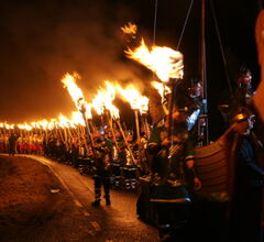 В Шотландии прошел фестиваль Up Helly Aa