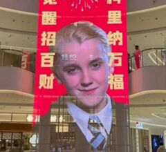 Драко Малфой стал символом китайского Нового года