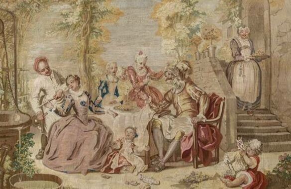 В Мироваренной палате Патриаршего дворца выставлена уникальная шпалера