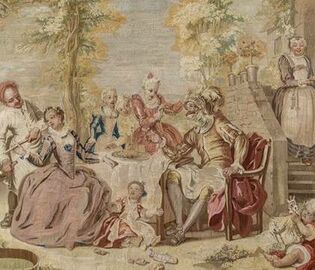 В Мироваренной палате Патриаршего дворца выставлена уникальная шпалера