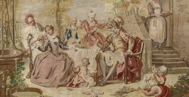 В Мироваренной палате Патриаршего дворца выставлена уникальная шпалера